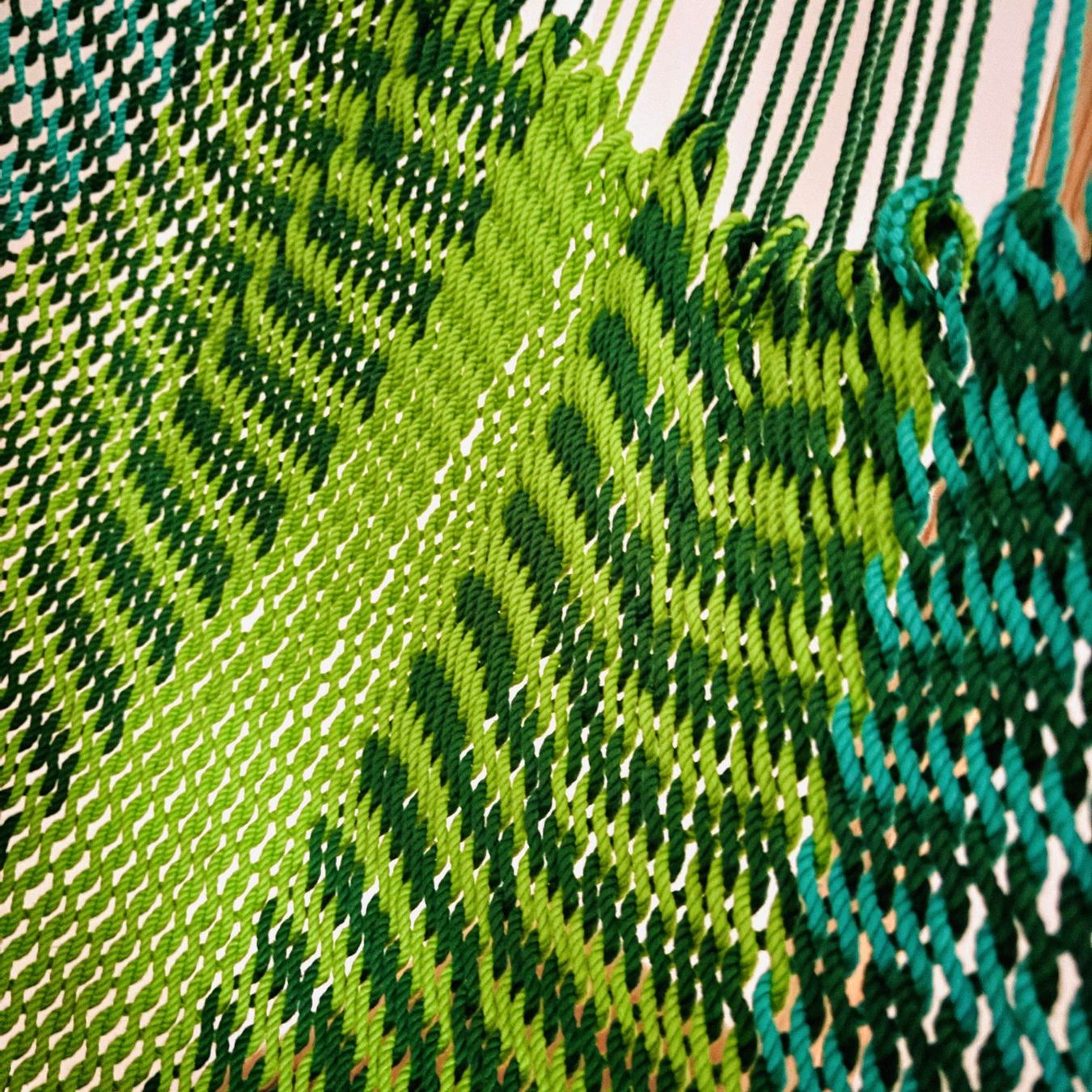 Poltrone pensili da giardino: MacaMex Netz-Hängesessel-SET Ocean Baumwolle – Nuovo e nell'imballaggio originale da Tulln venduto da HaengemattenShop 5