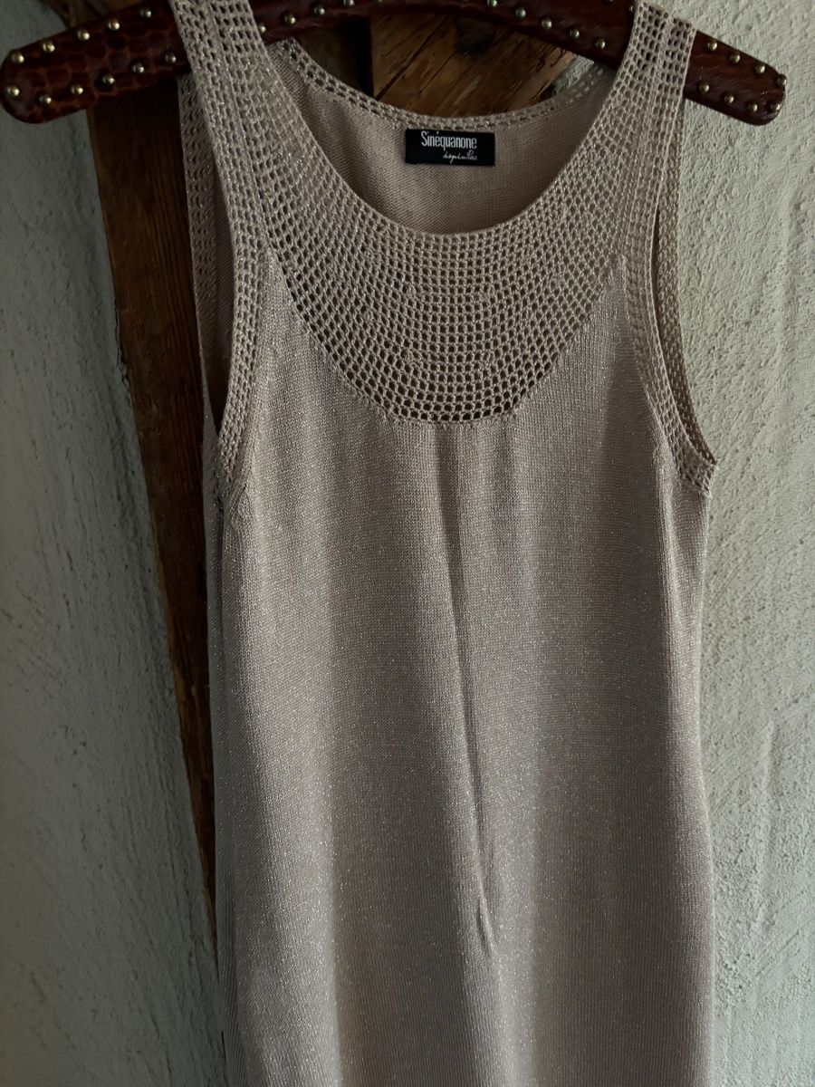 Vestiti: Sinequanone Kleid, Gr. M, Beige, – Usato da Wangen ZH venduto da tel_gxb5 3