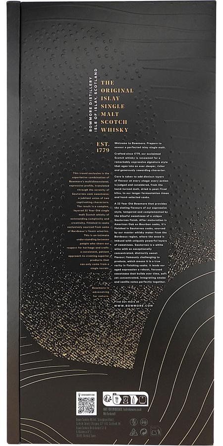 Bowmore Bevande alcoliche: Bowmore 22 Sauternes Cask – Nuovo e nell'imballaggio originale da Eglisau venduto da d.alvarez1.ch 2