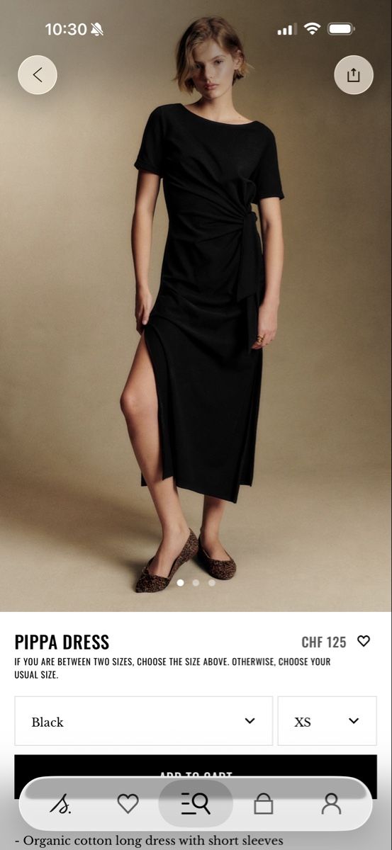Sezane Kleider: Sézane Pippa Dress black size S – Gebraucht aus Uster von b4x_ric