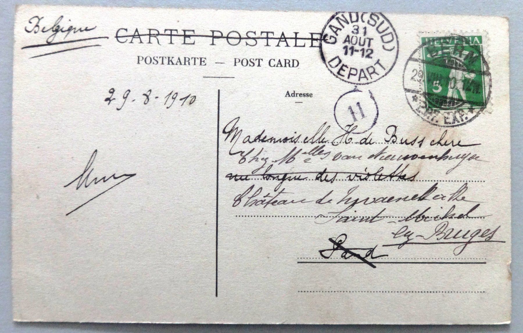 Cartoline postali: Bern - Münster-Portal – Usato da Fétigny venduto da Billy2miny 1