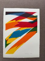 Orig. Piero Dorazio, Litographie, Handsigniert, 1973, Erker