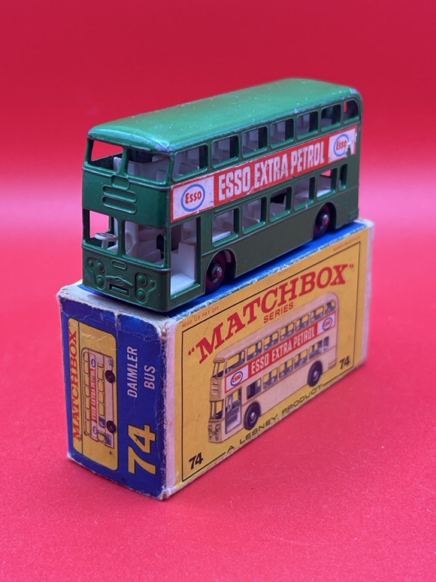 Matchbox Modellini d'auto: Matchbox Lesney Daimler Bus No 74 Esso – Usato da Root venduto da 156500 1