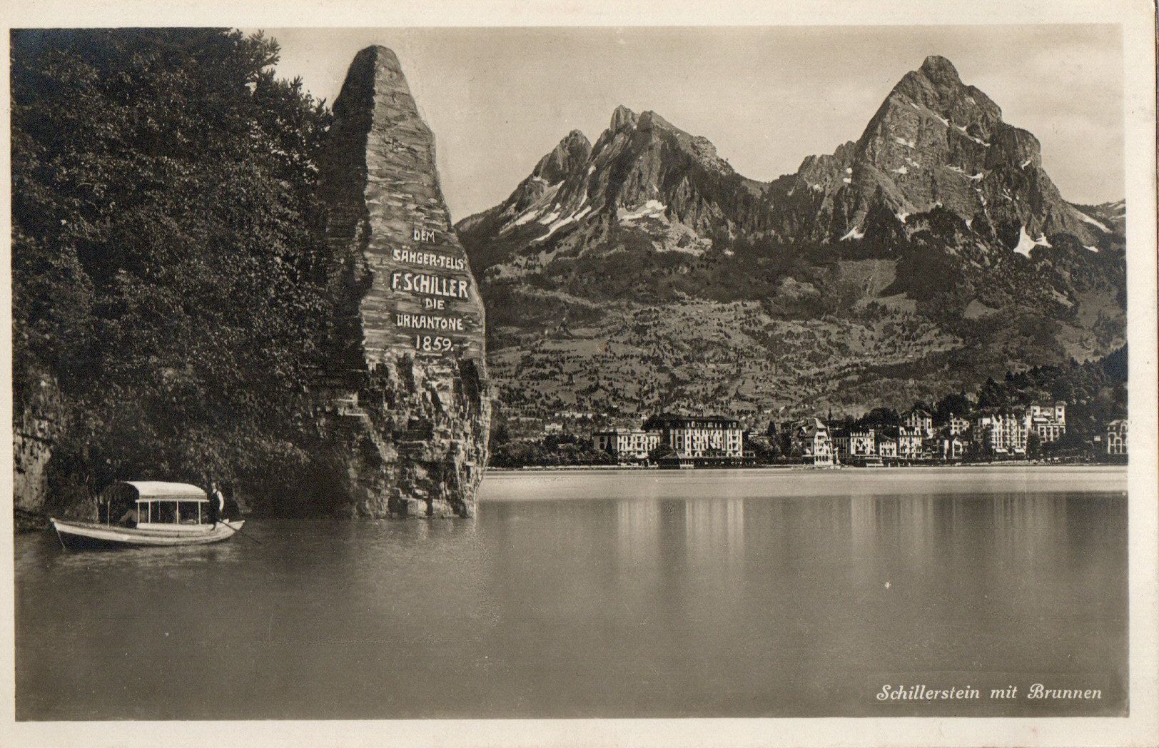 Cartes postales: Schillerstein mit Brunnen – Neuf (Voir description) à Melano par pisonsdro