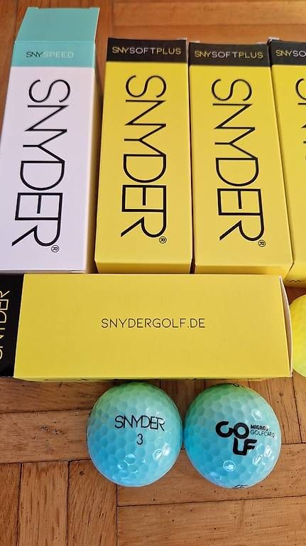 Palloni: Snyder Farbige Golfbälle 18 Stk – Nuovo e nell'imballaggio originale da Hedingen venduto da Seikai 1