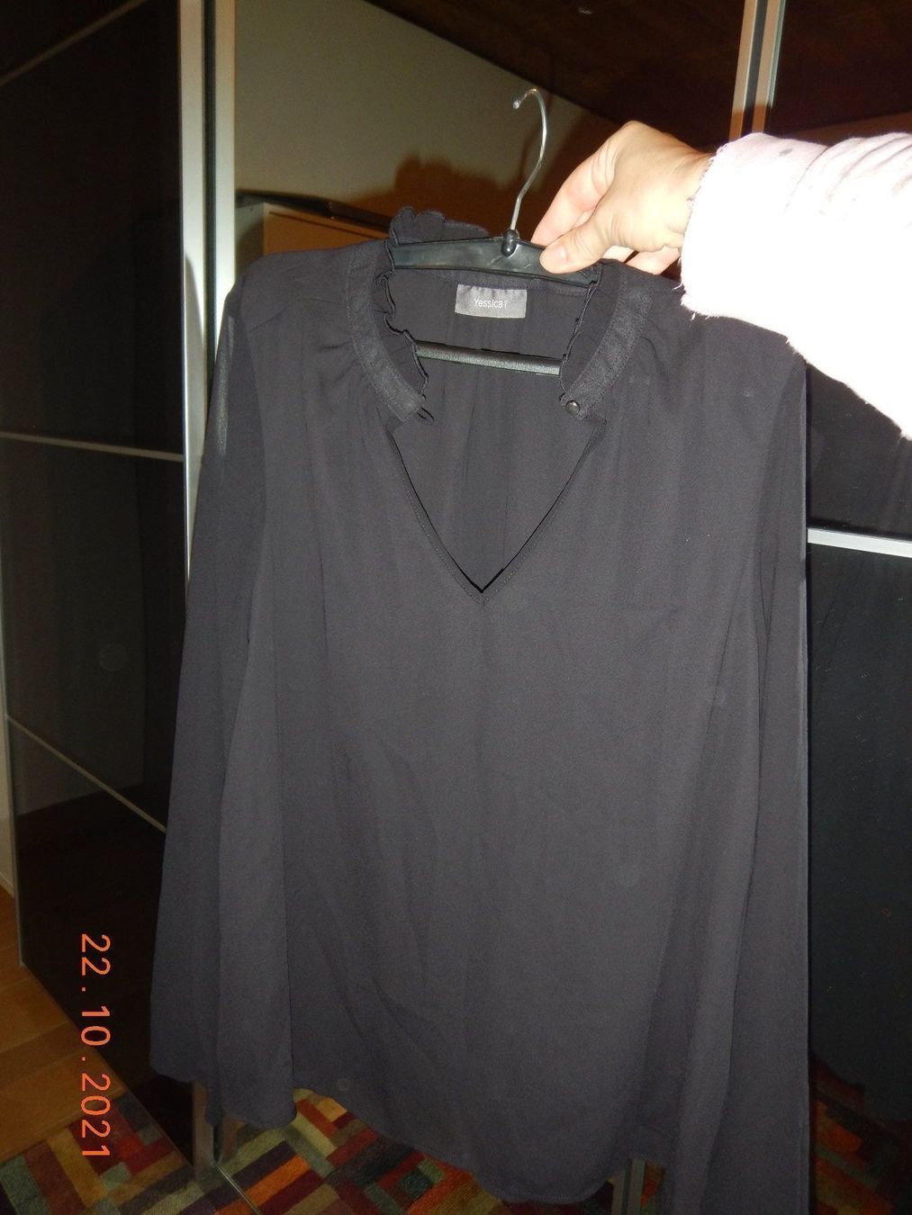 Chemisiers: Blusa nera donna chiffon – Neuf (Voir description) à Coldrerio par Addicted2Art 2