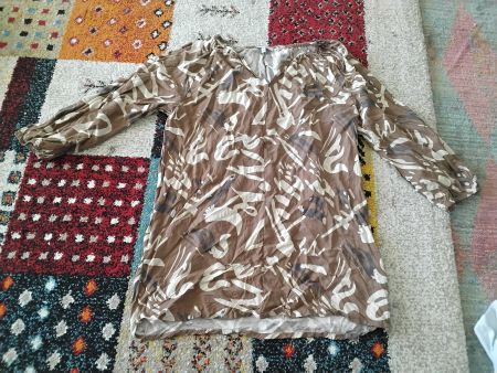 M.X.O Viskose Bluse Gr. S - Herbstfarben