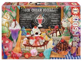 Educa Puzzle "Ice Cream Social" 500 Teile