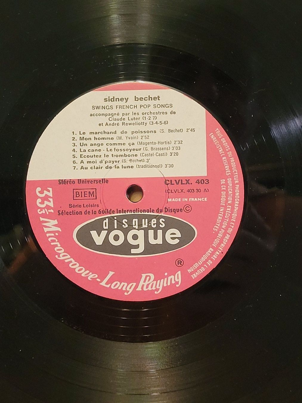 Dischi in vinile: Vinyle Sidney Bechet "French Pop Songs" 33T – Usato da La Chaux-de-Fonds venduto da reu_kx5l 2