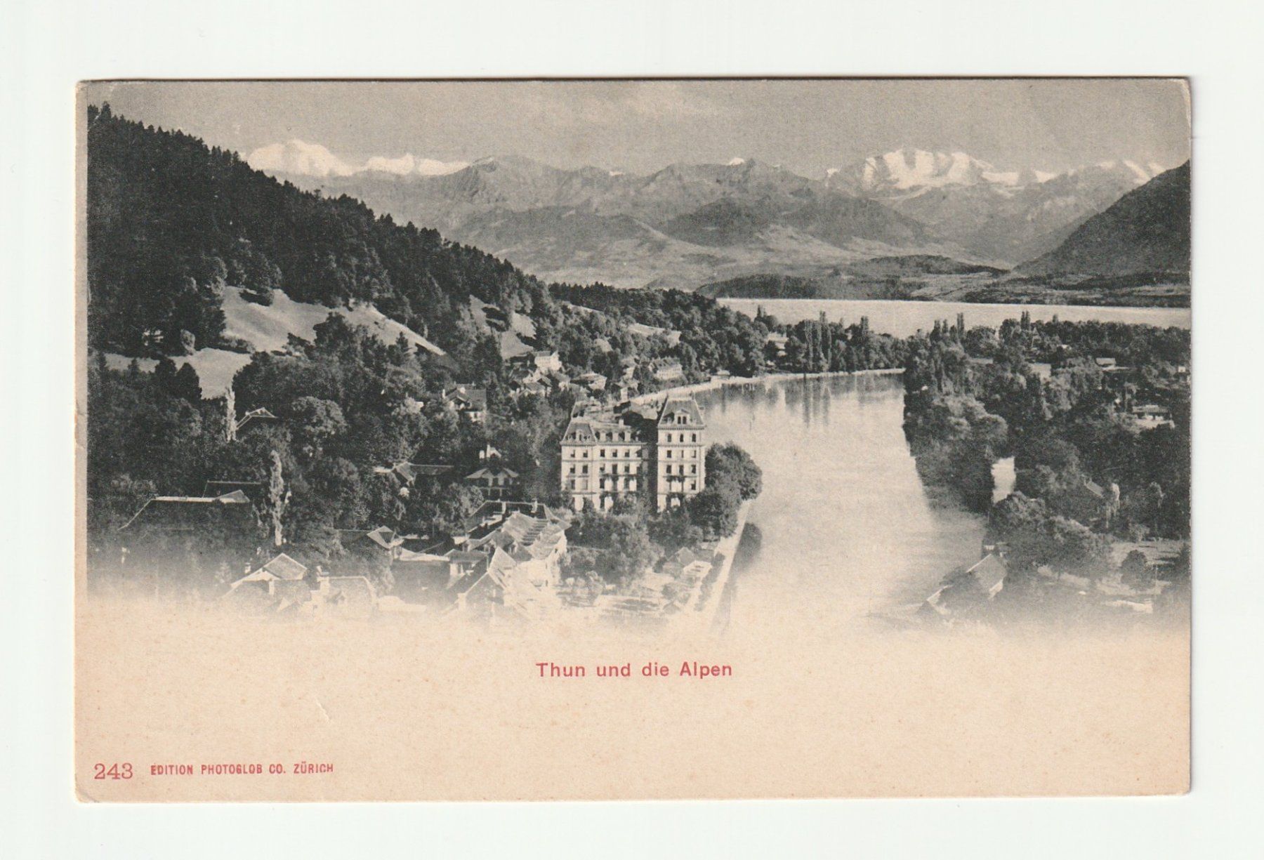 Cartoline postali: Ansichtskarte Thun und die Alpen, Bern – Nuovo (secondo la descrizione) da St. Gallen venduto da Ricardo_Deals