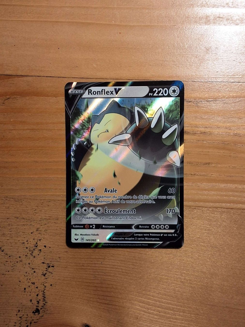Pokémon Cartes à collectionner: Carte pokémon - RonflexV – D'occasion à Bellevue par kil_djy9