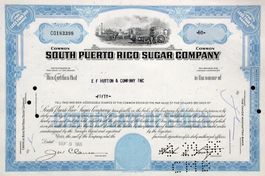 South Puerto Rico Sugar Company - 1963