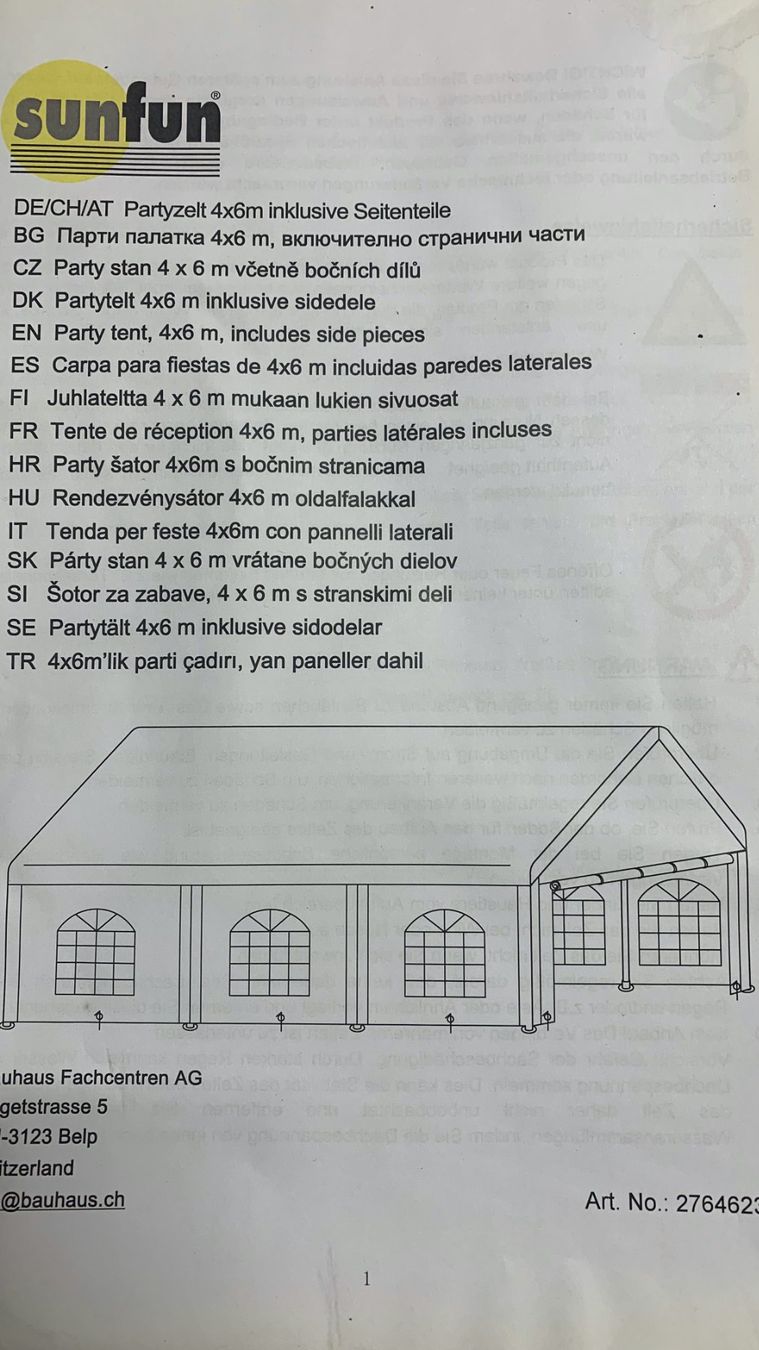 Zelte & Pavillons: Tente de réception – Gebraucht aus Noréaz von Debonair 4