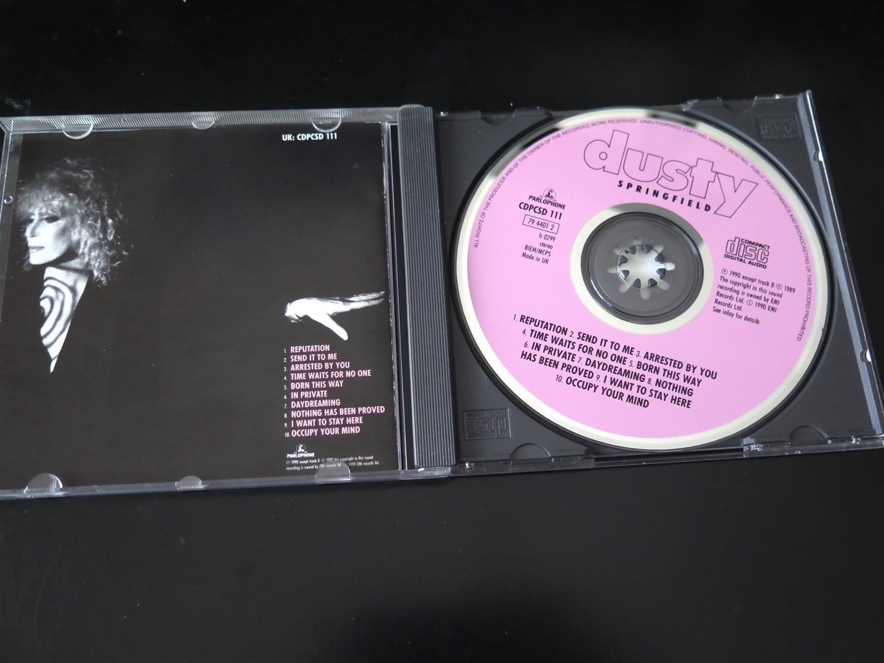 CD: (p) CD DUSTY SPRINGFIELD Reputation, 1990 – Usato da Bern venduto da Balzamico 2
