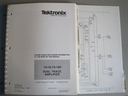 Servicehandbuch zu Tektronix 7A18 / 7A18N