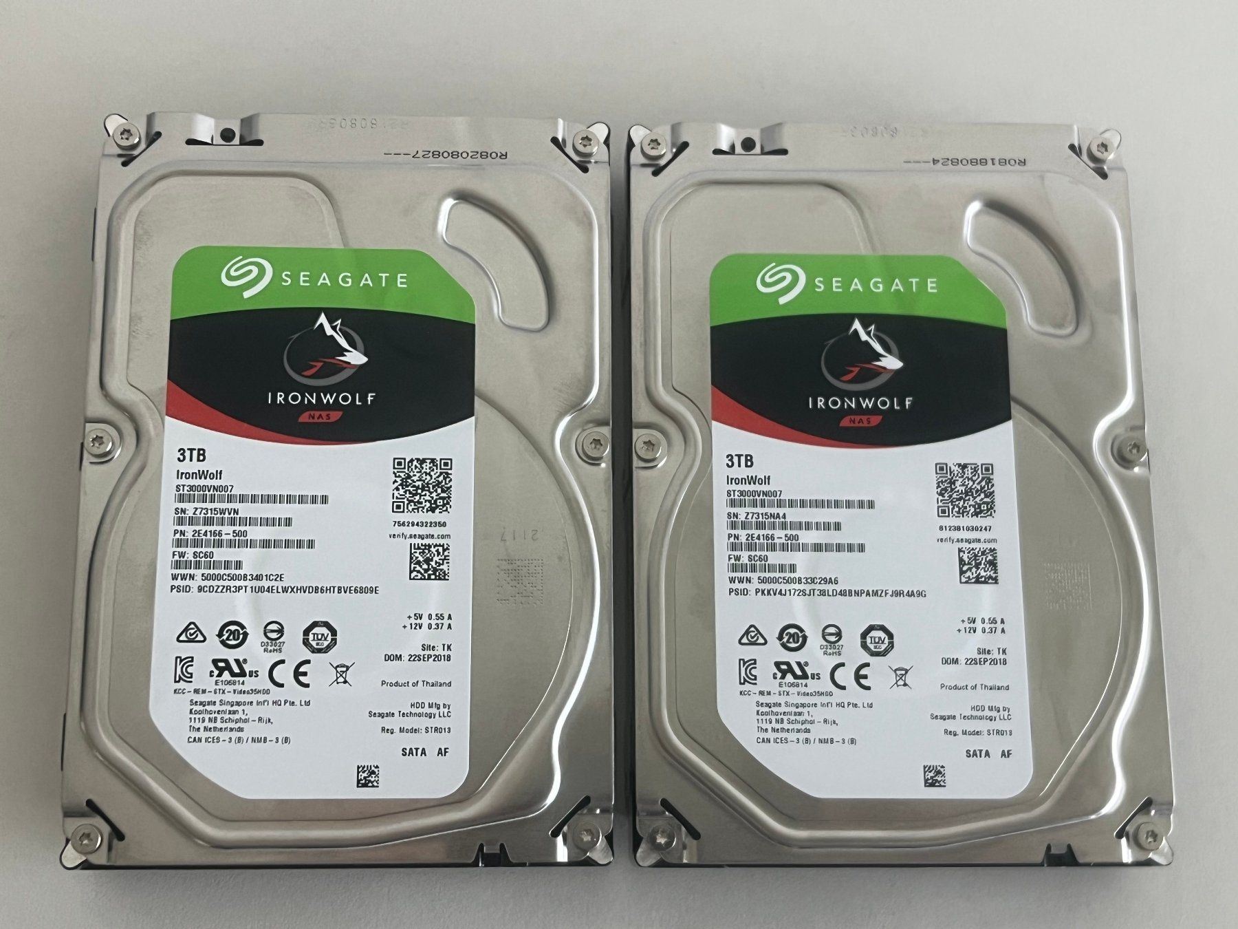 Seagate Dischi rigidi: 3TB HDD Seagate IronWolf (2 Stück) – Usato da Aarberg venduto da DagobertMacDuck