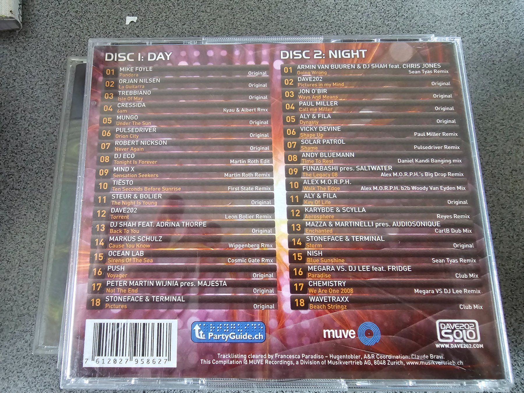 CD: Mainstation 2008-DJ Dave 202/streetparade – Usato da Bremgarten AG venduto da musiccollector 1