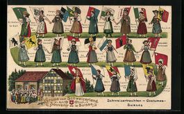 Basel, Schweizertrachten, Tracht von St.