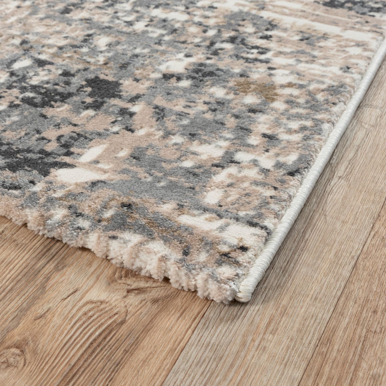 Tappeti: Moderner Teppich, abstraktes Muster, grau, 160x220cm – Nuovo e nell'imballaggio originale da Reinach AG venduto da carpethouse 8