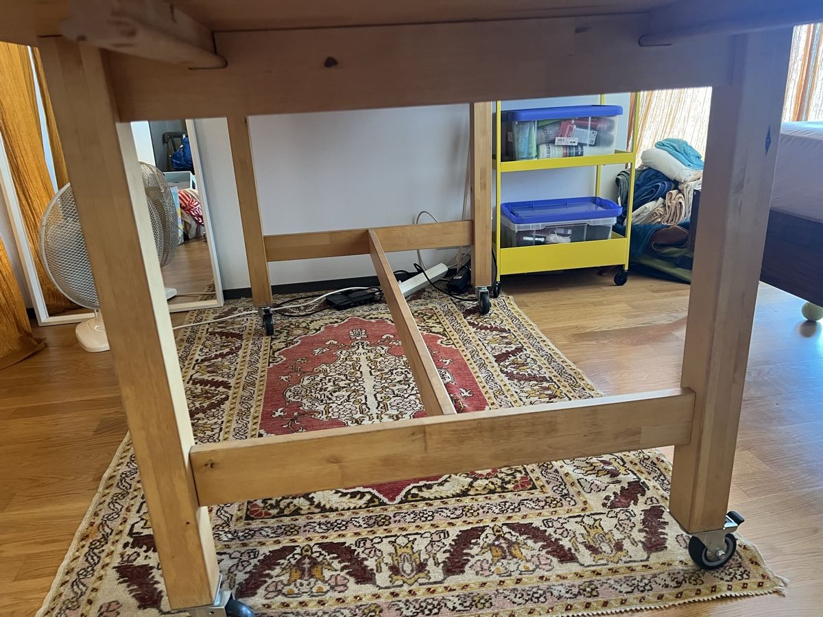 Tische: IKEA NORDEN table with wheels used condition – Gebraucht aus Wädenswil von puh_n8wy 6