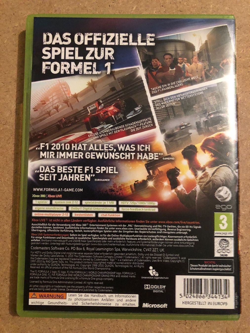 Giochi: F1 2010 für Xbox 360 – Usato da Kestenholz venduto da Mad18 1