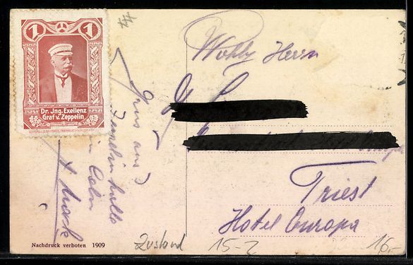 Foto & Poster: Cöln a. Rh., Bergung des Zeppelin II am – Usato da Berlin venduto da bartko-reher 1