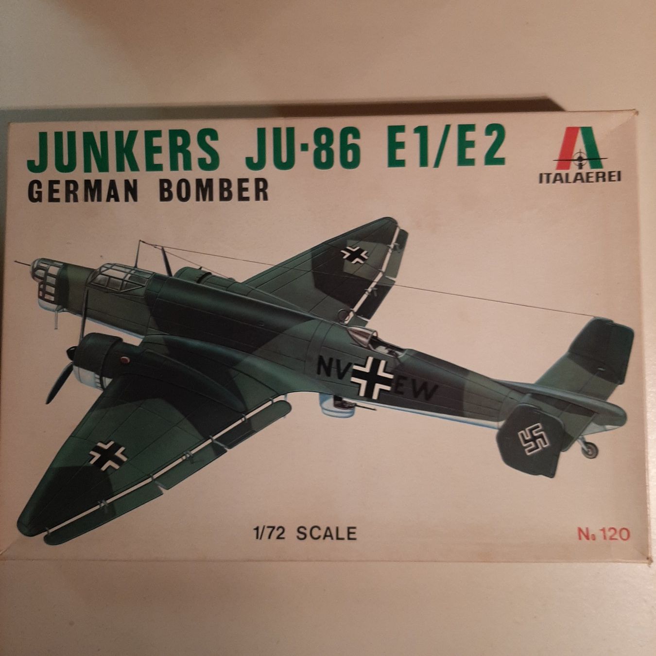 Italeri Kits de montage: 478 ... Junkers Ju 86 E-1 / E-2 ... Italeri 120 – Neuf (Voir description) à Bonstetten par Benibanny59
