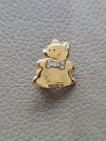 goldige Anhänger Bär (mit Nadel)