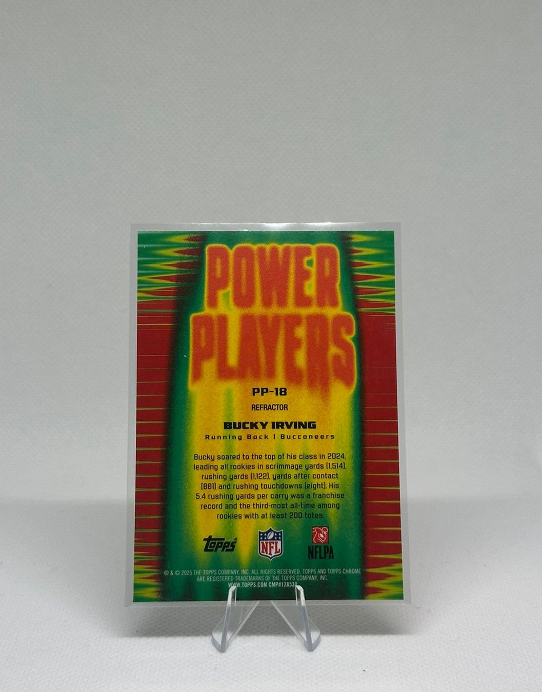Topps Sammelbilder & Trading cards: Topps Chrome - Bucky Irving Power Players Refractor – Neu (gemäss Beschreibung) aus Reichenburg von dialedincards 1