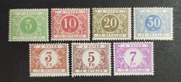 Belgien 1895-1949, Postage Due, LoT ungestempelt