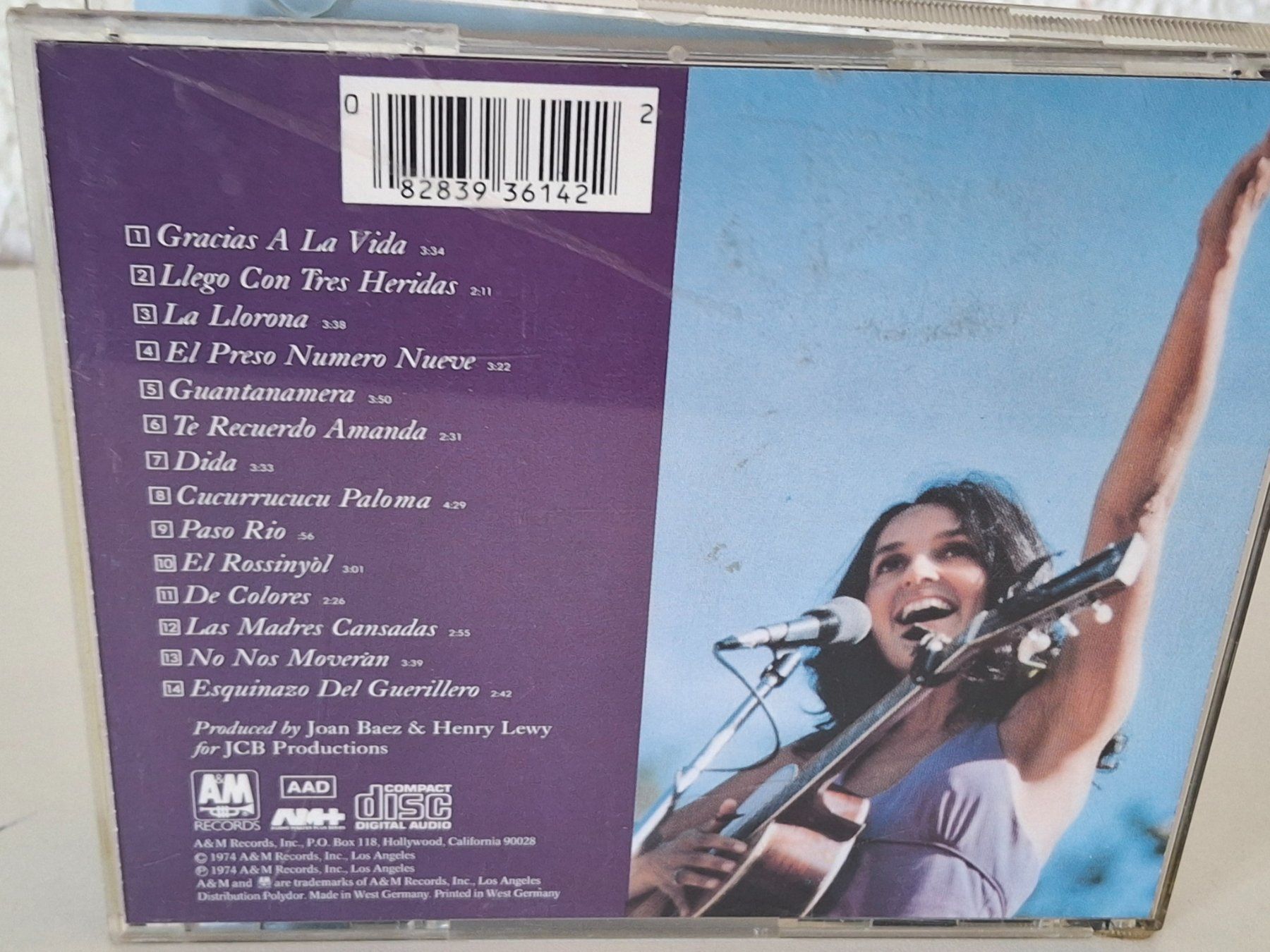 CD: CD Joan Baez -  Gracias a la Vida Live – Usato da Aarberg venduto da Jackup1 1