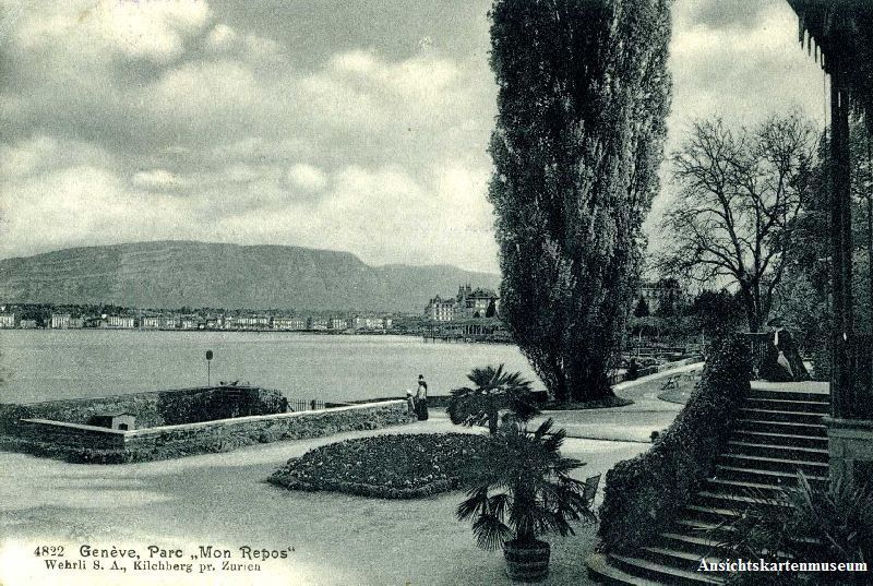 Cartoline postali: Genève - Parc Mon Repos + 1905 – Usato da Emmenbrücke venduto da teestube