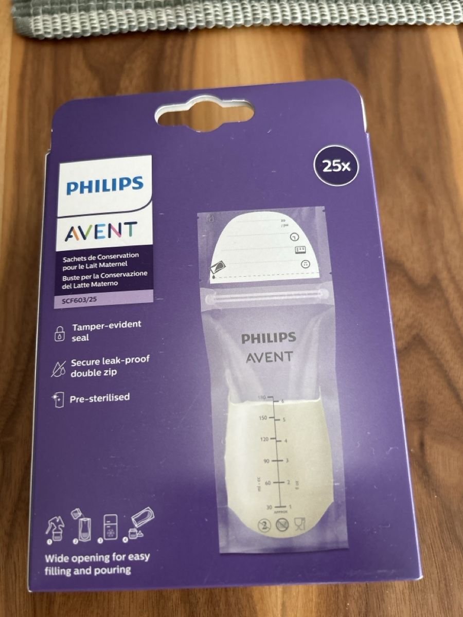 Avent Pasti del neonato: Philips Avent Muttermilchbeutel + Sterilisationsbeutel – Nuovo e nell'imballaggio originale da Birmenstorf AG venduto da Reninata 2