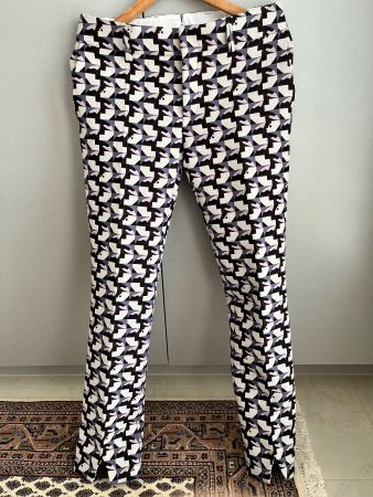 Bally Hose mit Muster, Gr. 36, chic