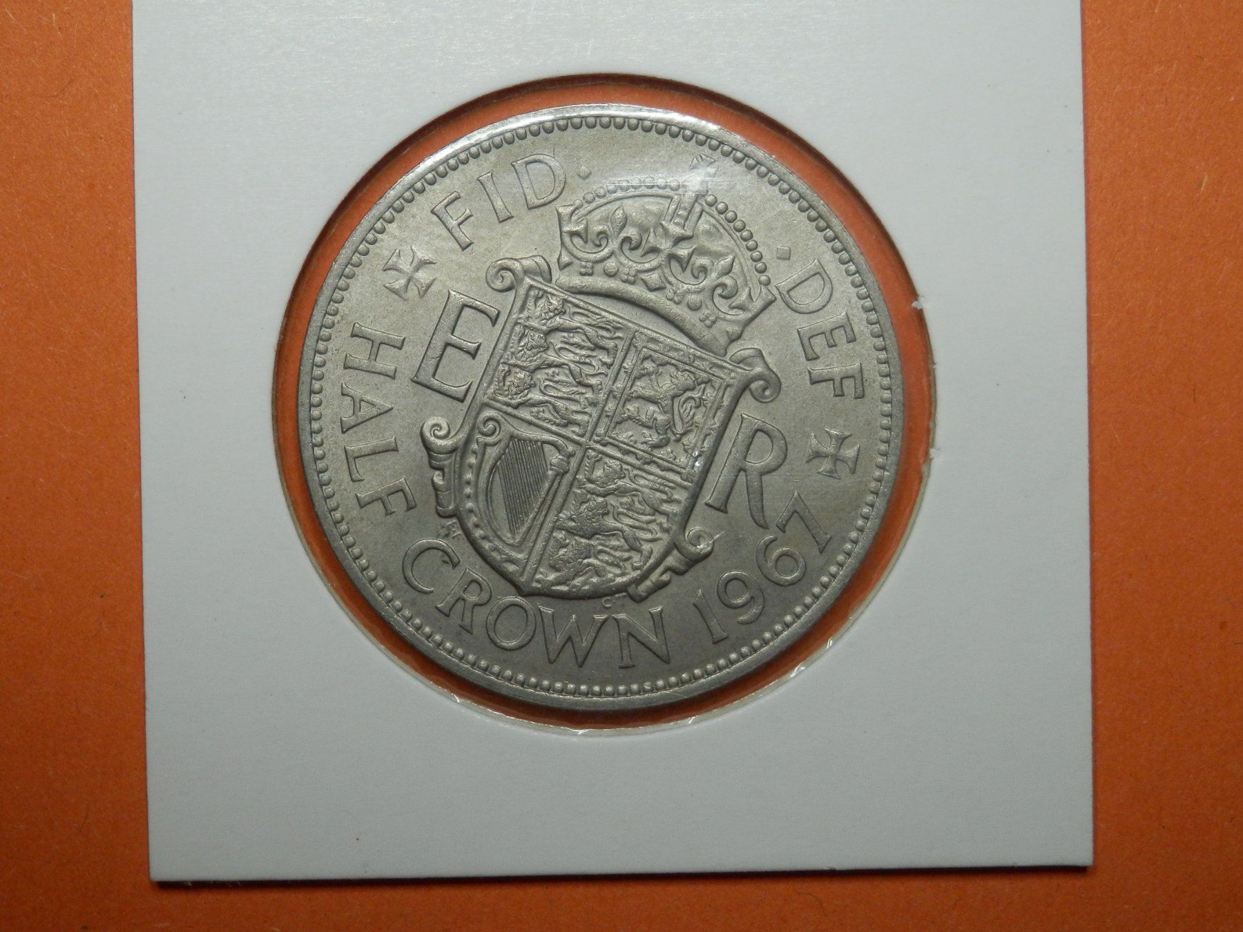 Tutti le monete: Großbritannien ½ Krone, 1967 – Usato da Weiach venduto da weiach81 1