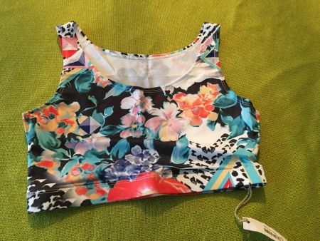 Blumen Sport Top, ideal für den Sommer, Grösse S