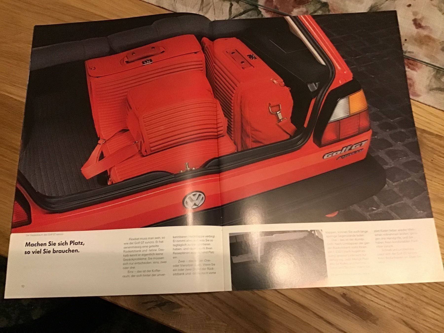 VW Documenti: VW Golf syncro Prospekt 24 Seiten Januar 1990 – Usato da Scherzingen venduto da Starseller62 3