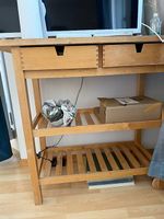 IKEA FÖRHÖJA Servierwagen aus Birke, Hochwertige Kücheninsel