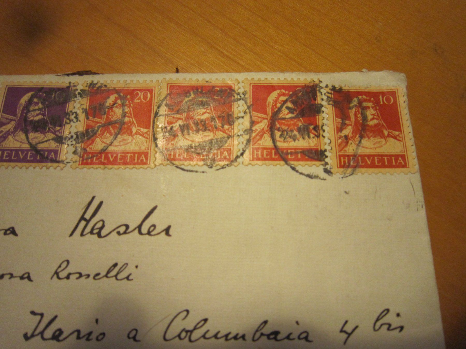 Tutti i francobolli: Lot A schöner Brief 1933 – Usato da Gordola venduto da Polentaefung 1