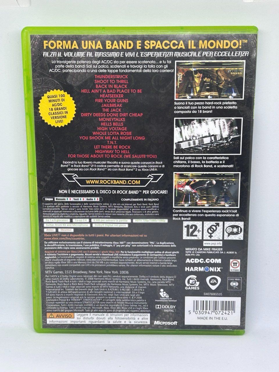 Microsoft Giochi: AC/DC Live: Rock Band Track Pack per Xbox 360 – Usato da Giubiasco venduto da LorisVale 1