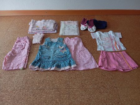 KLEIDER PAKET für Mädchen Gr. 62 [14-tlg.]