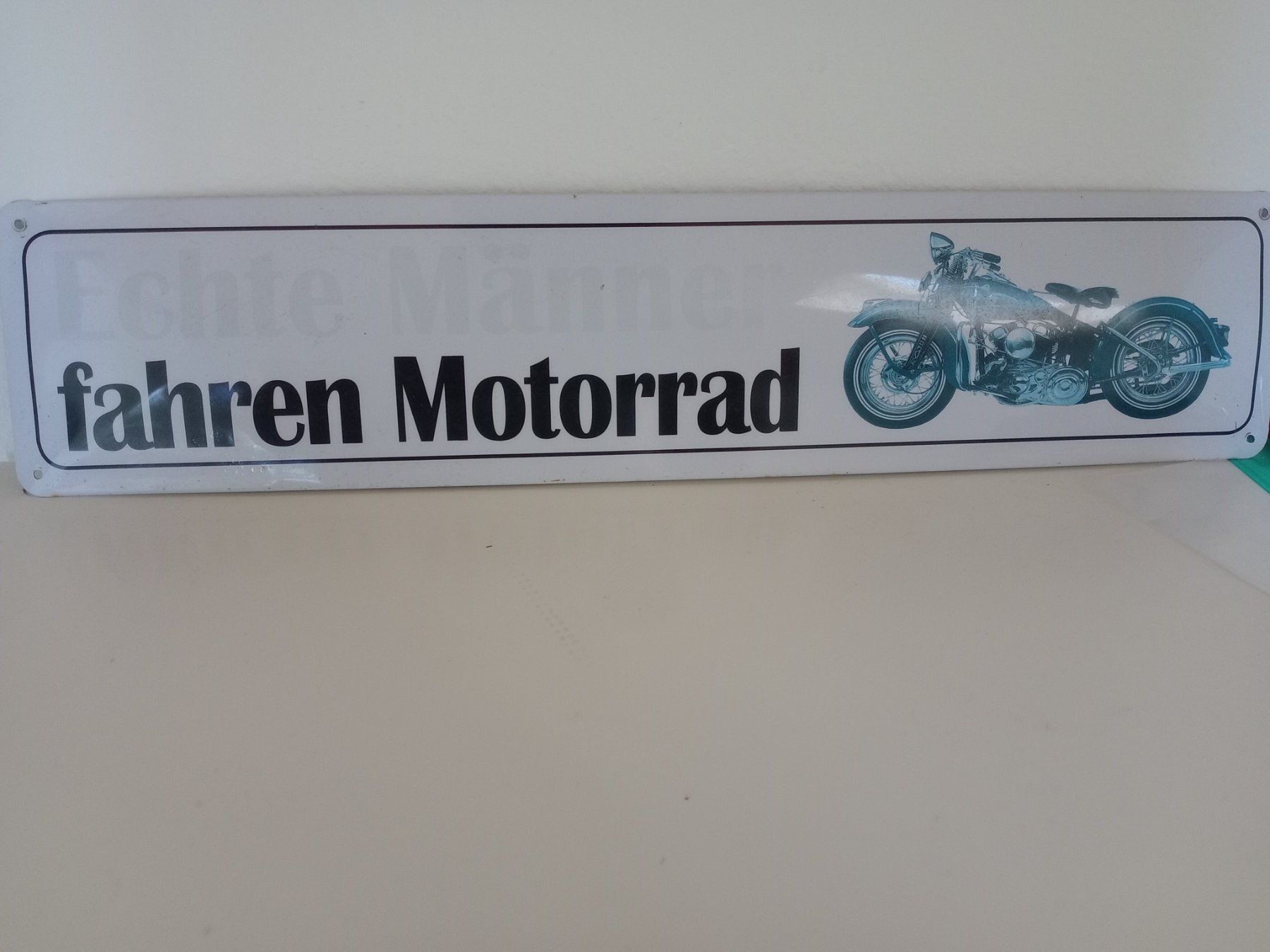 Harley-Davidson Insegne: Echte Männer fahren Motorrad - Blechschild – Usato da Nunningen venduto da Jonas0322