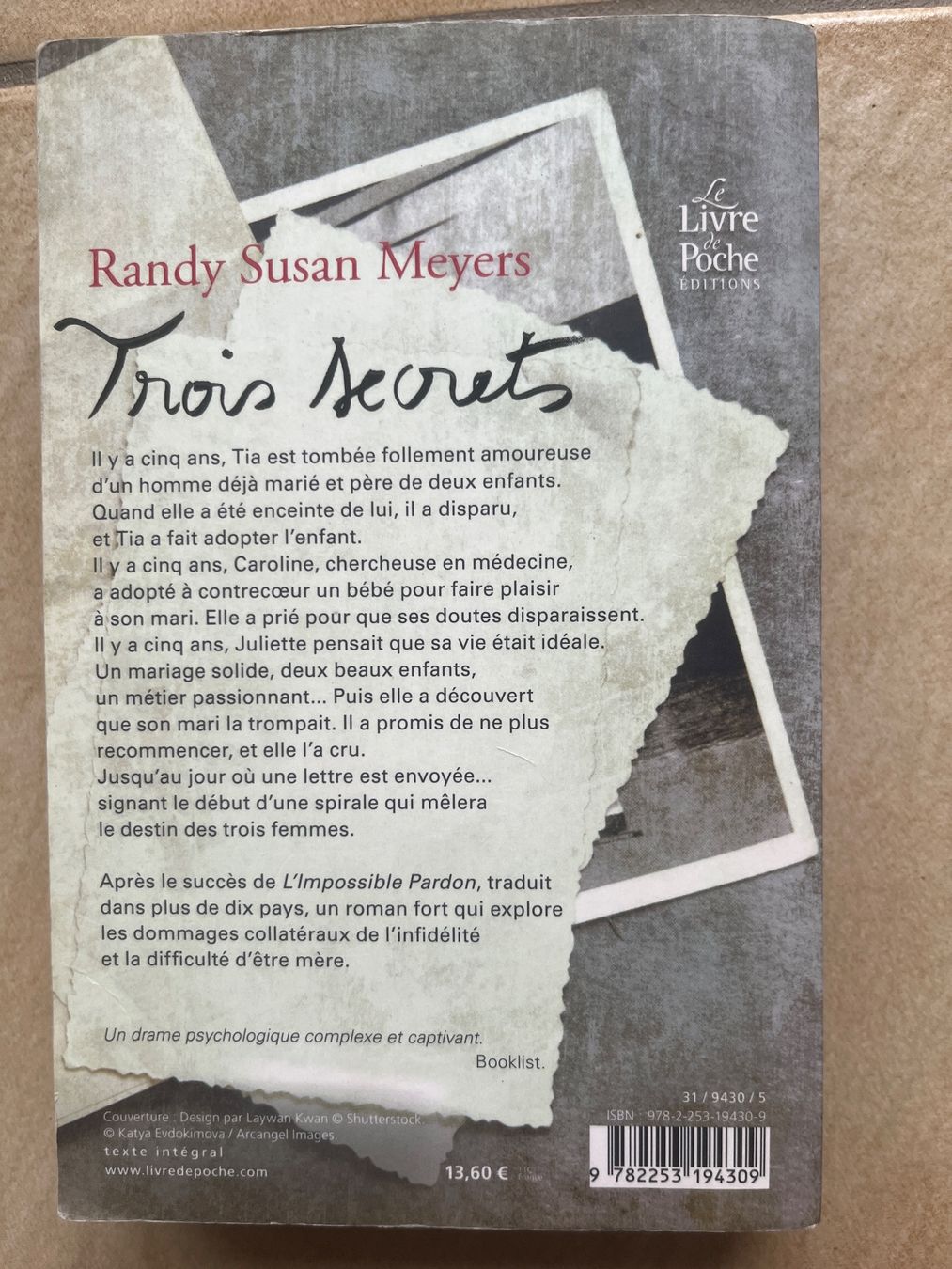 Libri: Livre Randy Susan Meyers - Trois secrets – Usato da Vernayaz venduto da Darkfrost 1