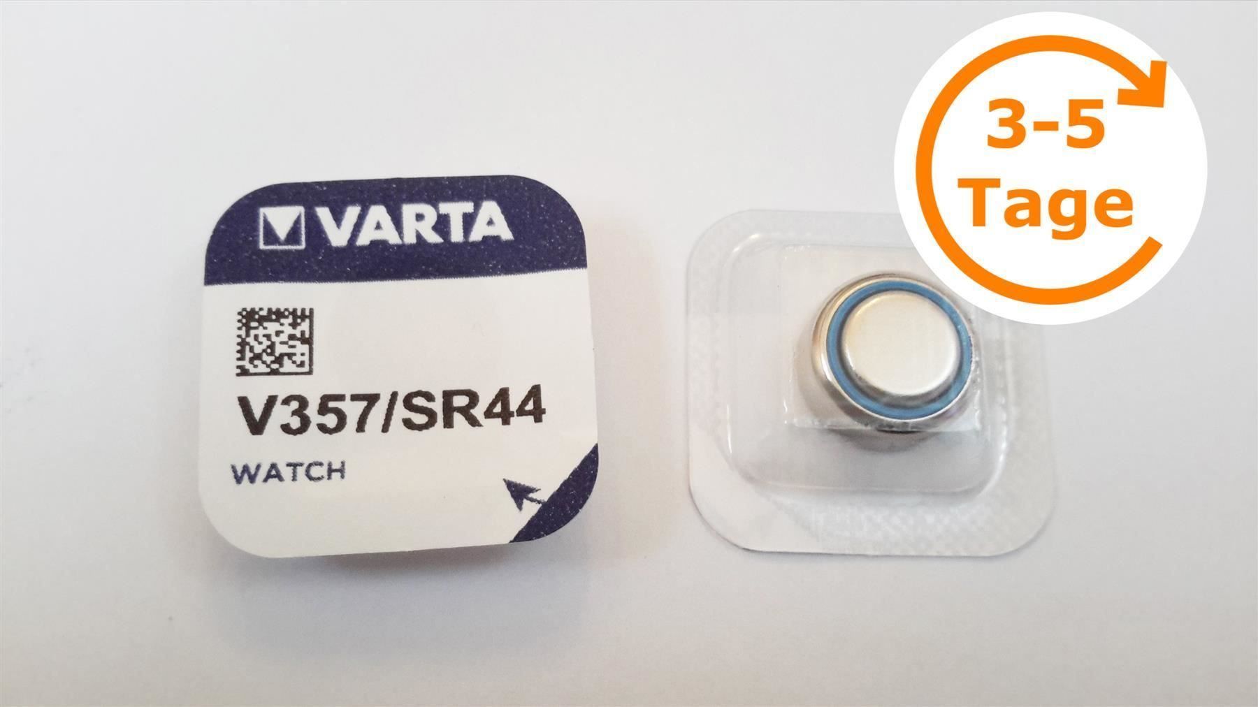 Caricatori & Batterie: Knopfzelle V357/SR44, Silber-Oxid, Varta – Nuovo e nell'imballaggio originale da St. Gallen venduto da cointec