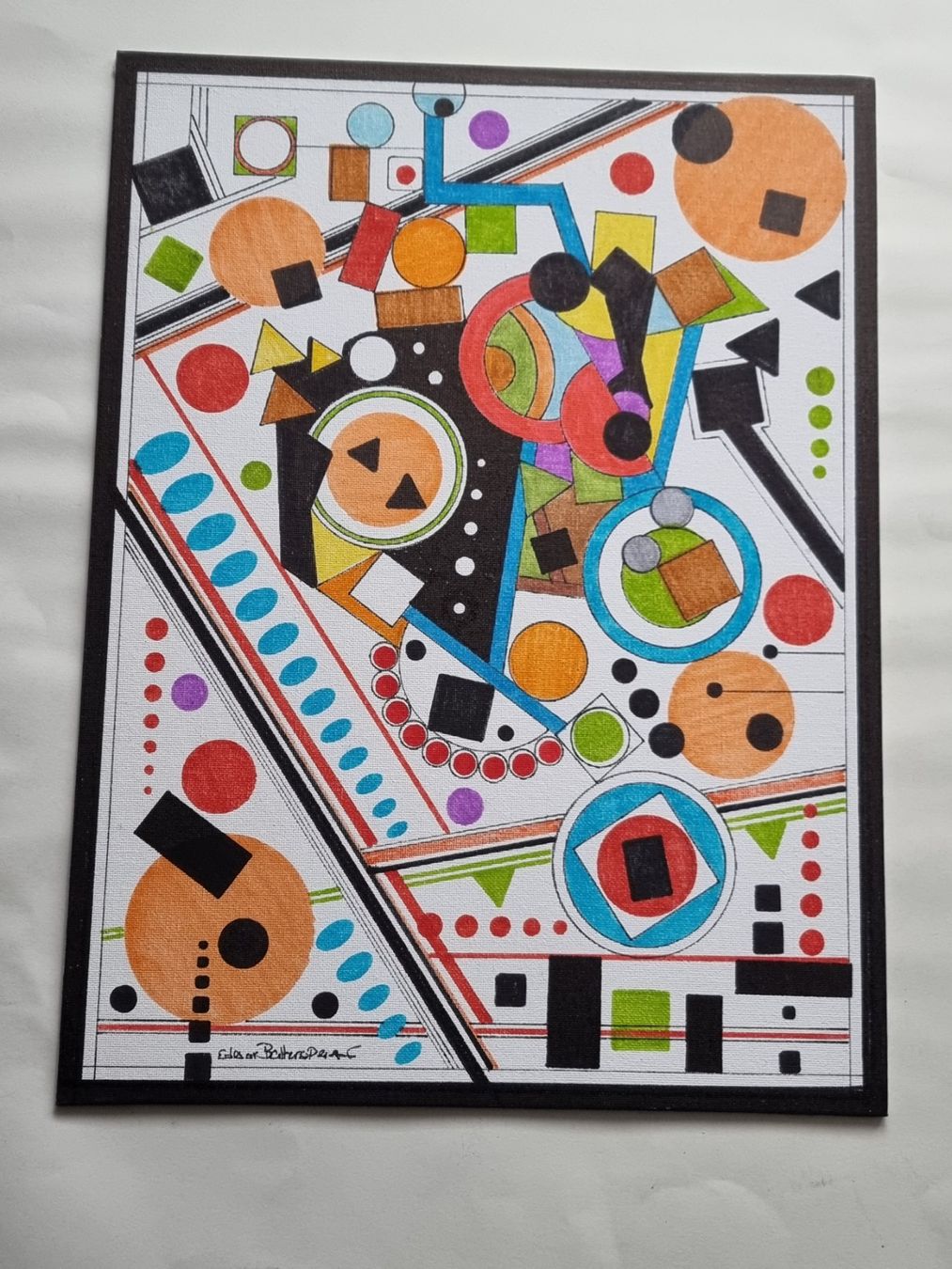 Dipinti: EDGAR BALTENSPERGER ORIGINAL ACRYL AUF LEINWANDKARTON 40X30 – Usato da Gersau venduto da kunst-online 5