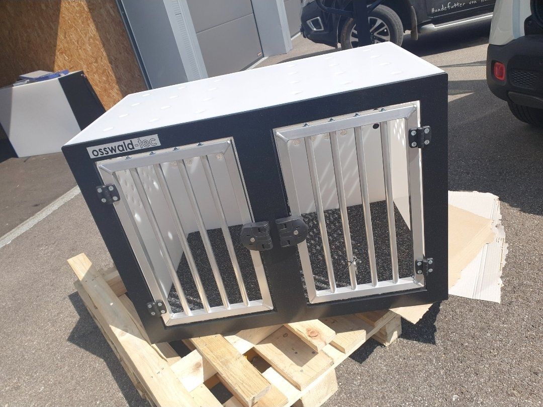 Gabbie, trasporto & Sicurezza: Doppel Hundebox von Osswald-Tec, für 1 oder 2 Hunde geeignet – Usato da Langenthal venduto da solution_8p96 4