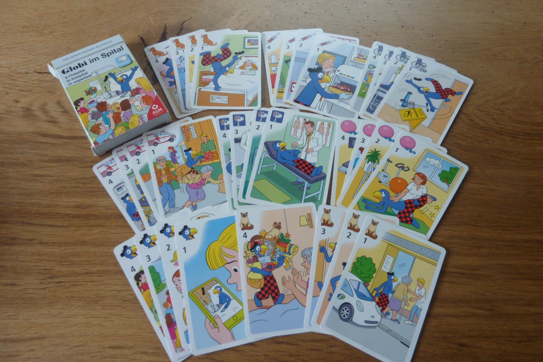 Giochi: Globi im Spital, Quartett, komplett – Usato da Lausen venduto da akira003