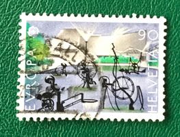 Nr.749 mit Stempel Baseler Fasnachtsbrunnen 1987   