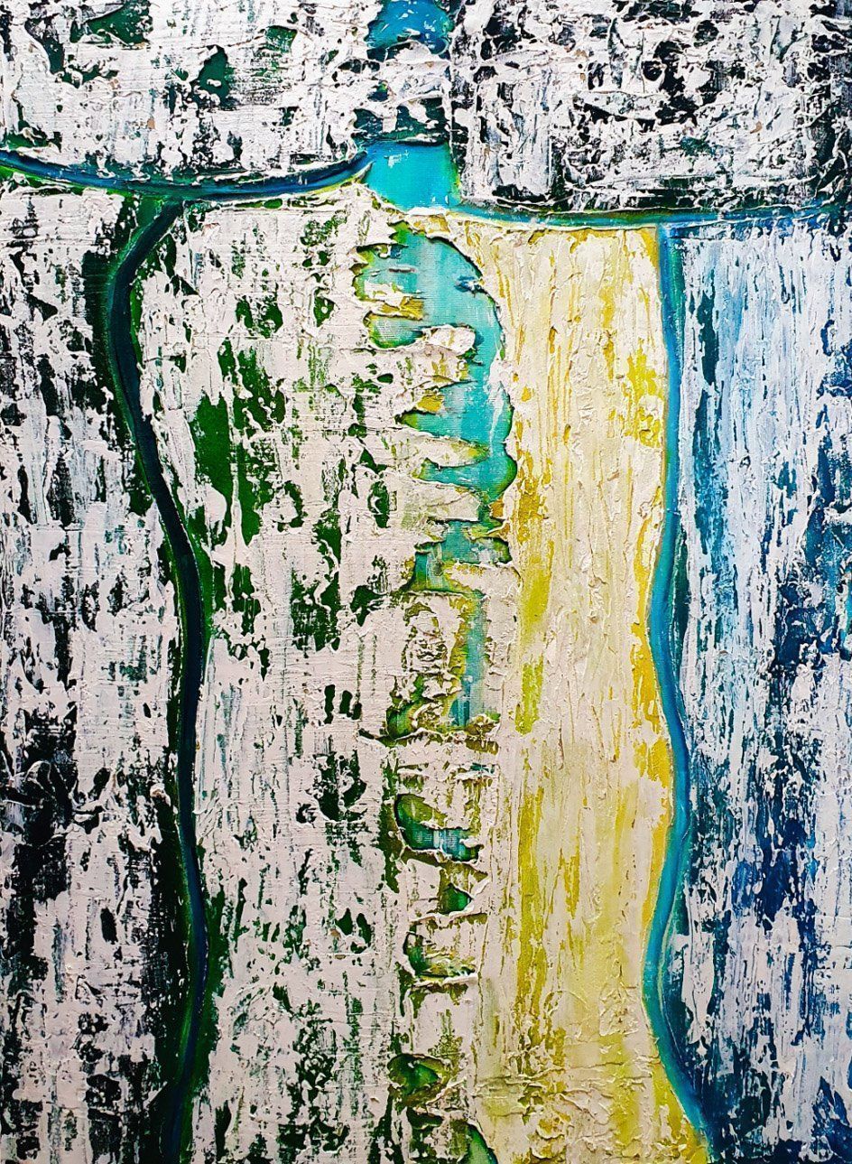 Dipinti: "Gap" 60x80x3,5 cm Gemälde – Nuovo e nell'imballaggio originale da Kreuzlingen venduto da eszanza 2