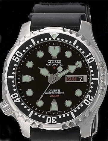 Citizen Uhren: 1)Citizen Promaster Marine Diver Automatic M200 – Neu und originalverpackt aus ZEININGEN von NEW70
